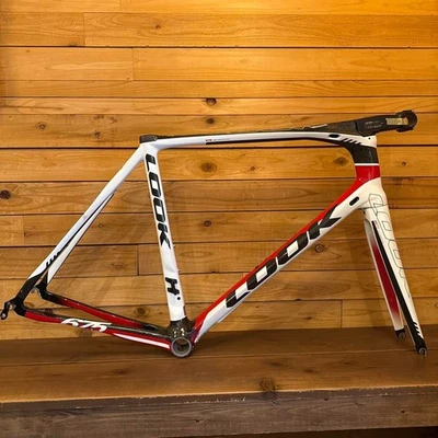 Cuadro de bicicleta de carretera de carbono completo LOOK 675 talla L de Japón Foto 1 de 4