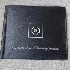 1974 Cadillac Color And Upholstery Selections Dealer Salesman’s Options Book - Bild 1 von 12