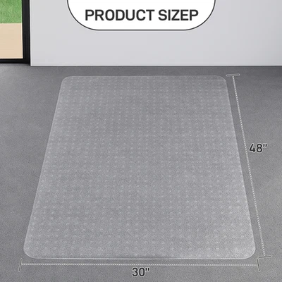 Baño transparente de PVC de 29""x48"" con alfombrilla para uñas antideslizante suave resistente a la suciedad Foto 1 de 4