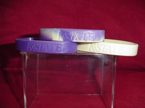 Kansas State Wildcats  K STATE Baller Bands bracelets wristbands 3 Pack New! Cover