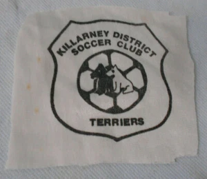 #TT. KILLARNEY DISTRICT TERRIERS SOCCER CLUB CLOTH PATCH - Picture 1 of 1