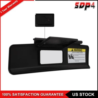 Left Driver Side Black Sun Visor For Mazda MX-5 Miata 2006-2015 Foto 1 de 4