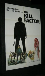 Orig DEATH DIMENSION KILL FACTOR Aldo Ray JIM KELLY Harold Sakata GEORGE LAZENBY - Picture 1 of 1