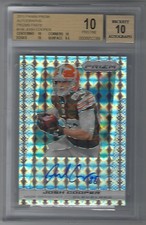2013 FINITE PRIZM - AUTO BGS 10  #ED 1/1 - JOSH COOPER # 146 - CLEVELAND BROWNS