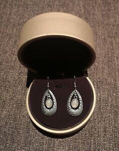 Wholesale Fashion Jewellery Natural Clear Quartz Stones Dangle Earrings Gift