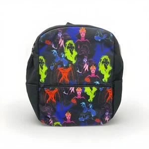 Disney Villains Canvas Nylon Backpack Evil Queen Hades Chernabog Scar Yzma 16” - Picture 1 of 9