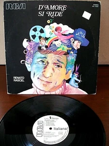 RENATO RASCEL - D'amore Si Ride (RCA 1973) LP 12" PROMO RARE Etichetta Bianca - Picture 1 of 1