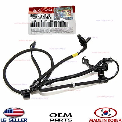 SENSOR DE VELOCIDAD DE RUEDA ABS DELANTERO DERECHO ¡GENUINO! KIA OPTIMA 2006-2010 598302G100 Foto 1 de 4