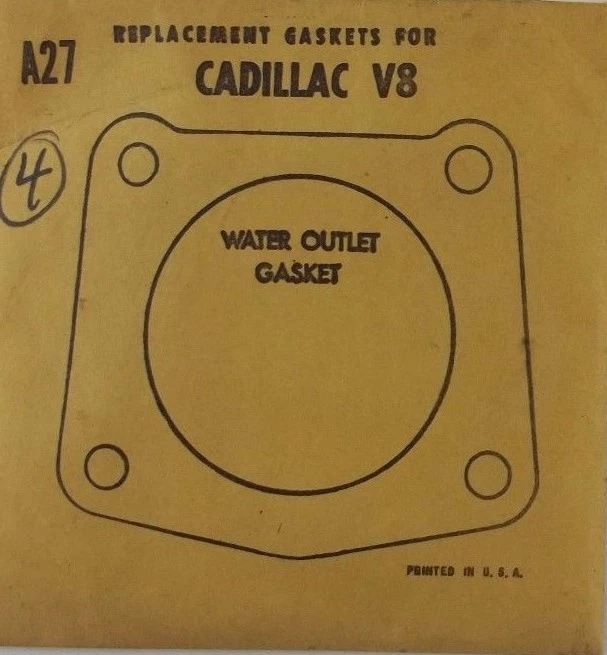 Junta termostática; ROBERTSHAW # A-27 se adapta a 1949-62 Cadillac;allard;darrin; Curtis  Foto 1 de 1