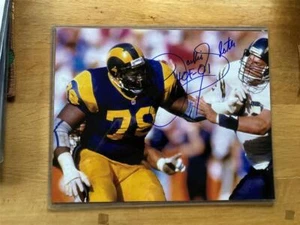 Jackie Slater signed Los Angeles Rams 11 x 14 Photo - 7x Pro Bowler - HOFer - Picture 1 of 1