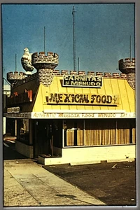2 diapositivas de comida mexicana de carnitas y menudo - arquitectura extraña de Charles Jencks - Imagen 1 de 3