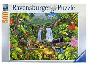 Ravensburger 500 Piece Jigsaw Puzzle 'IN THE JUNGLE'  49 x 36cm ~ Complete