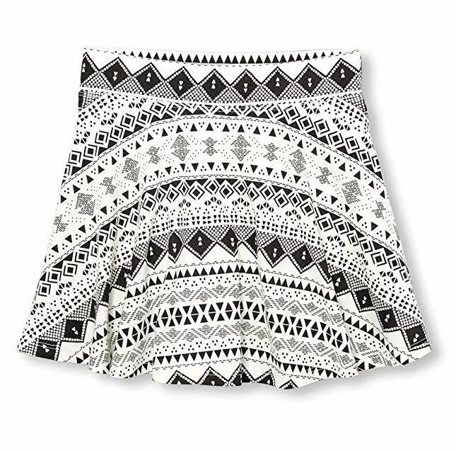 The Children's Place 女孩裙,黑白 simplywht 97618,XS — 第 1/1 张图片