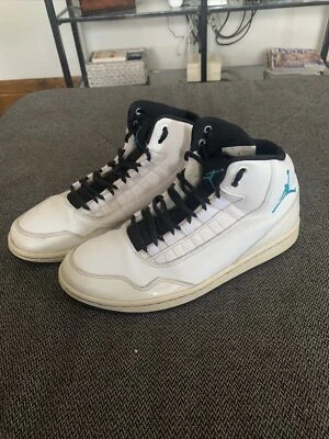 Zapatos de baloncesto Jordan Executive blancos Concord Blue Lagoon 820240-116 para hombre 8 Foto 1 de 4