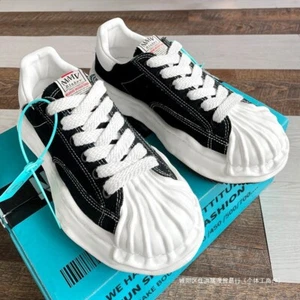 2025 NEW MMY Maison MIHARA YASUHIRO Men’s Sole Dissolving Low Top Canvas Shoes - Picture 1 of 30