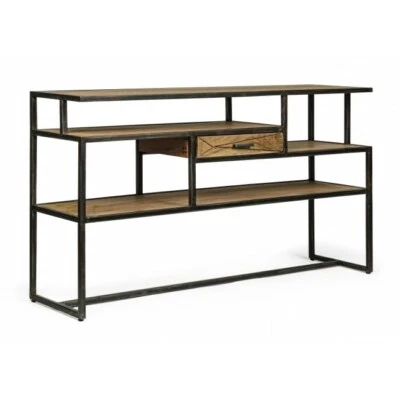 Console Table Theshold Hallway Space-Saving Egon Acacia Modern - Image 1 of 4