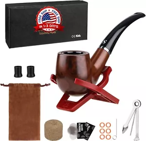 Whitluck Tabakpfeife, handgefertigte Holzrauchpfeife, Pip-Set... - Bild 1 von 8