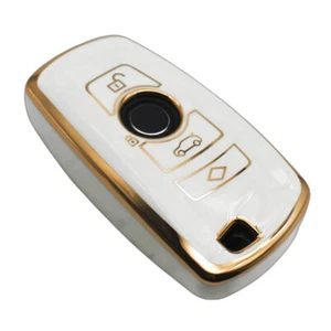 Weiß Auto Schutzhülle Schlüssel Hülle Halter Key Cover Für BMW X3 X5 X6 - Bild 1 von 10