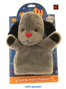 Sooty Sweep Soft Plush Toy Hand Puppet with squeaker by Golden Bear - Brand New - Picture 1 of 1