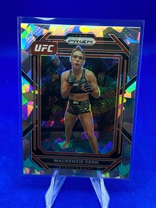 2023 Panini Prizm UFC MACKENZIE DERN Cracked Ice Prizm SP #180