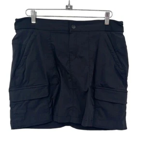 Athleta Skort Damen 14 schwarz sportlicher Rock Bleistift Tennis Golf Mini Cargo Mini - Bild 1 von 10