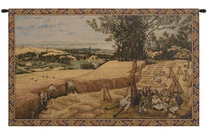Bountiful Beauty: Pieter Bruegel's Harvest Z078 Tapiz Italiano Pared ArtNuevo - Imagen 1 de 6