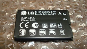 🔋 Brand New Tracfone Net10 LG 320G 3.7V 950mAh Lithium Ion Battery LGIP-531A - Picture 1 of 2
