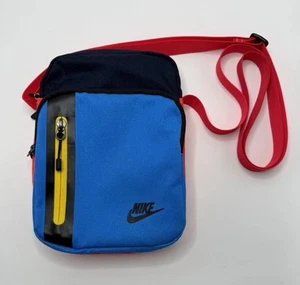Nike Sportswear Crossbody Strap Bag Casual Blue, Red, Yellow Color Blocks - Picture 1 of 14