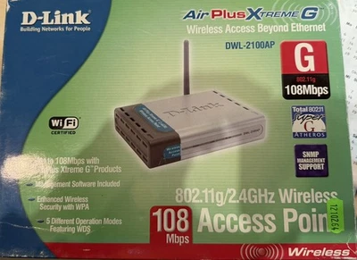 D-Link Access Point DWL-2100 AP - 108Mbps - Bild 1 von 3