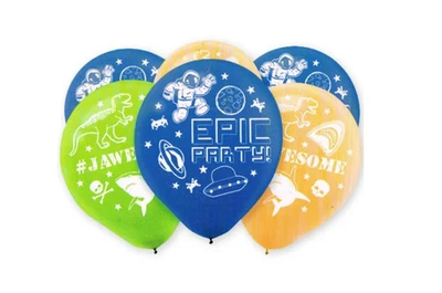 Globos de látex decoración fiesta cumpleaños niños épica videojuego jugador 6 quilates Foto 1 de 3