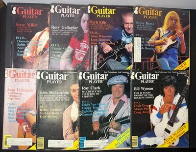 Guitar Player Magazine Lot 8 1978. Van Halen. Winwood. Steve Miller - Image 1 of 2