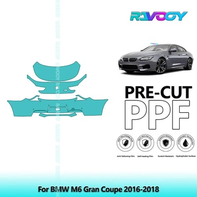 Kit PPF de protección de pintura precortada para BMW M6 Gran Coupé 2016-2018 Foto 1 de 4