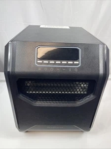 NEW MODEL! WeWarm Infrared Space Heater with Remote, Black, Electric 6 Element - Picture 1 of 11