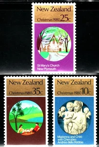 SELLOS NAVIDAD NUEVA ZELANDA 1980 778/80 3v. - Bild 1 von 1