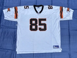 Vintage Reebok 4XL Cincinnati Bengals Jersey White Chad Johnson Rookie NFL - Picture 1 of 21