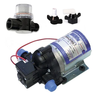 KIT Pompa 12V Acqua Camper Shurflo Trail King 7 30PSI 7L + Filtro - Imagen 1 de 1