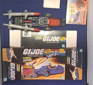 De colección 1987 GI JOE COBRA ADDER Hasbro Caja Corte Inserto INCOMPLETO  - Imagen 1 de 23