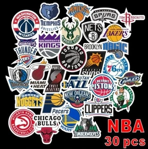 Stickerset Basketball Teams NBA Bulls Lakers Celtics Clippers - Bild 1 von 7