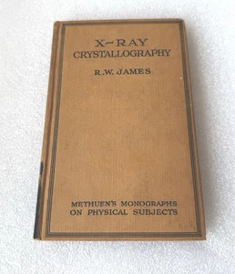 Vintage 1950 X-Ray Crystallography HC Book Monographs Medicine Radiology Optics - Imagen 1 de 15