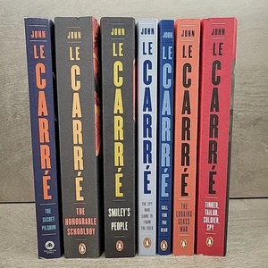 Lot of 7 John Le Carre Books George Smiley Spy Novels Tinker Tailor Soldier - Picture 1 of 11