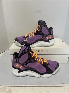 Under Armour Curry Spawn Flotro NM Größe 13 Herren Basketballschuhe Lila/Schwarz - Bild 1 von 13