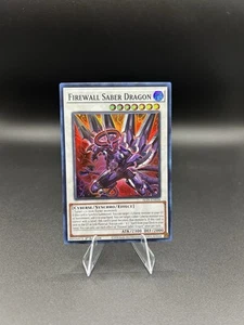 YU-GI-OH! Firewall Saber Dragon ALIN-EN038 Super Rare - Picture 1 of 1
