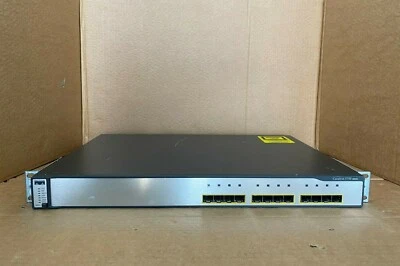 Cisco 3750G-12S-E with Brackets Cisco Catalyst WS-C3750G-12S-E 12x 1Gb SFP Ports - Image 1 of 4