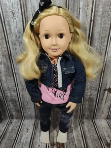 Our Generation 18" Doll by Battat Blonde Hair Brown Eyes, Outfit, 2 Tooth Grin - Picture 1 of 7