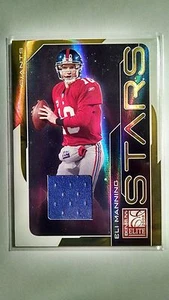 Camiseta deportiva Donruss Elite Stars Eli Manning 2008 usada en juegos dorada/100 New York Giants - Imagen 1 de 1