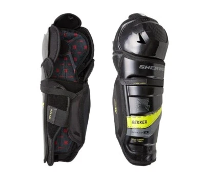 NEW Sherwood Rekker Legend 2 Hockey Player Shin Guards - Imagem 1 de 2
