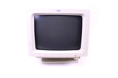 11,5" CRT Monitor IBM PS/1 93F0502 55-43182 für PC Terminal Vintage Retro - Bild 1 von 4