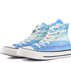 Converse Women’s Blue White Skyline Mountain Range High Top Canvas Shoes Sz 10.5