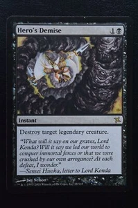 Magic The Gathering MTG HERO'S DEMISE Betrayers of Kamigawa LP Lightly Played - Picture 1 of 2