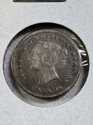 1880-H Canada 5 Cents Silver Coin - Image 1 of 4